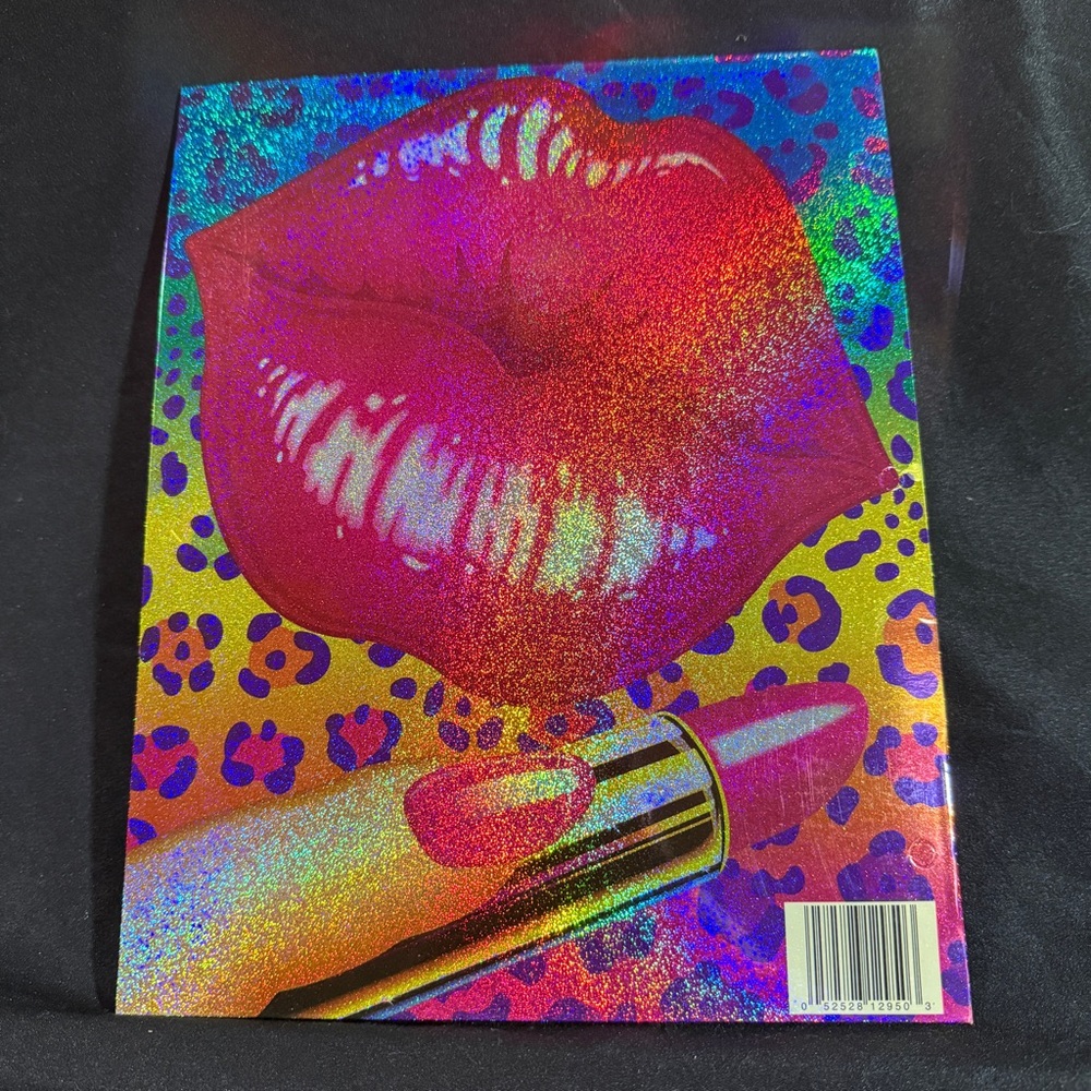 VTG Lisa Frank Holographic “Hot Lips” with Lipstick Pop Art - Picture 3 of 3
